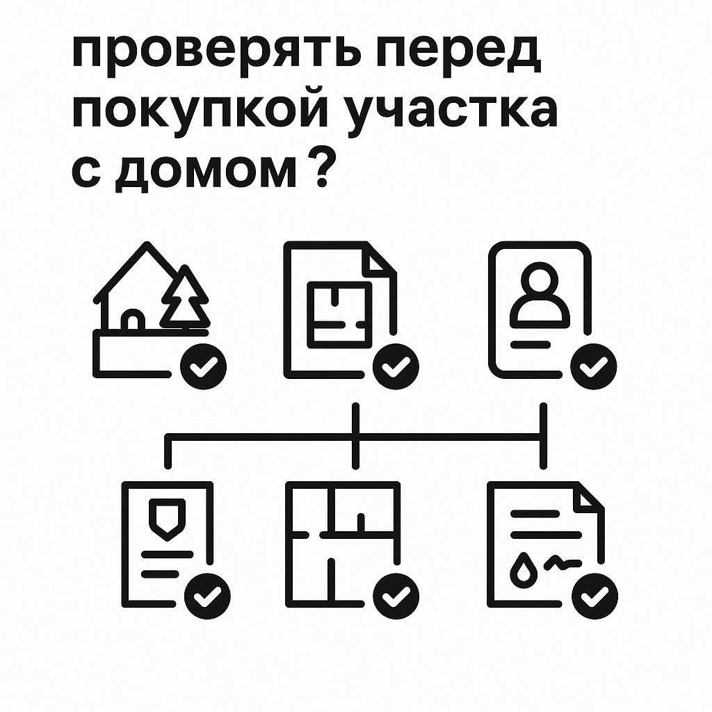 купить участок с домом